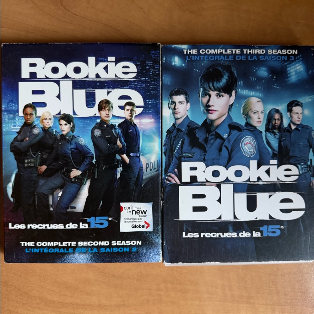 Rookie Blue Complete Seasons 2 & 3 DVD Set - Blue Cover